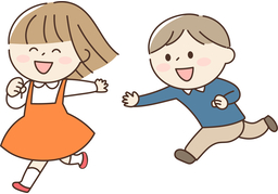 run afterのイラスト